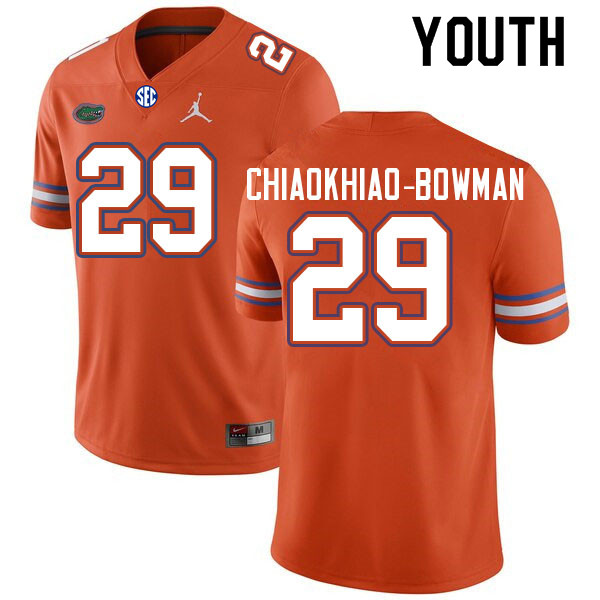 Youth #29 Thai Chiaokhiao-Bowman Florida Gators College Football Jerseys Sale-Orange - Click Image to Close
